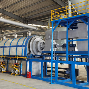 Waste tire refining equipment